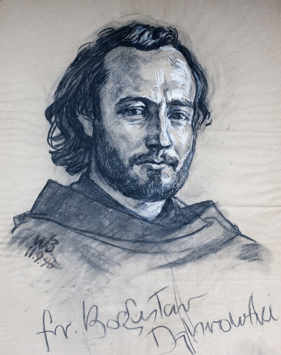 Portret Bogusława Dąbrowskiego, zamieszczony w jego książce "Spalić paszport. Opowiadania misjonarza z Ugandy" /Z archiwum Bogusława Dąbrowskiego /