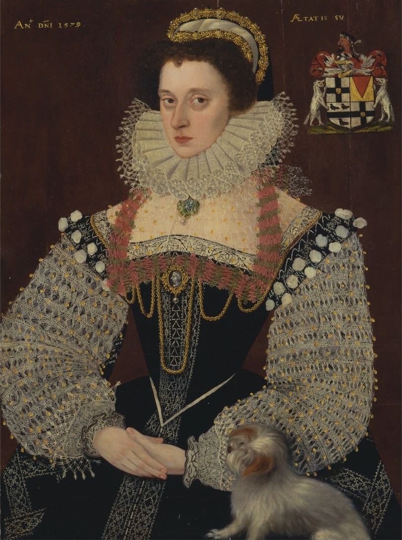 Portret Dorothy Bray, damy na dworze Henryka VIII z jego egzotycznym zwierzakiem /domena publiczna