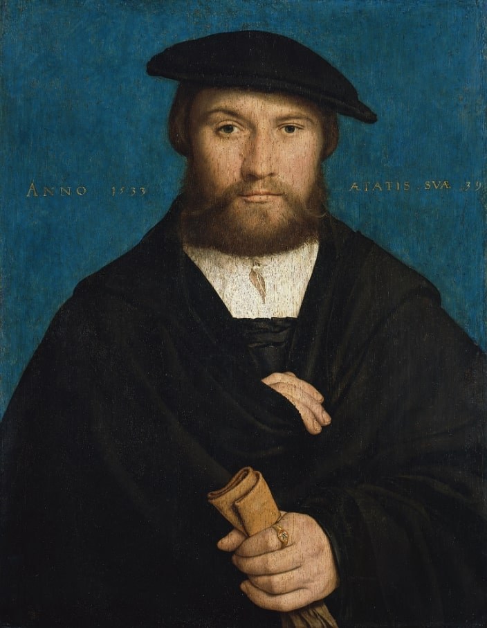 Portret Hermanna Hillebrandta de Wedigh autorstwa Hansa Holbeina Młodszego /Staatliche Museen zu Berlin, Gemäldegalerie / Jörg P. Anders Public Domain Mark 1.0