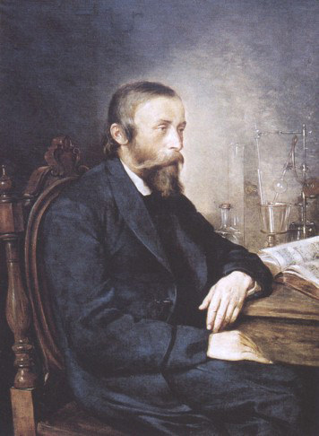 Portret Ignacego Łukasiewicza namalowany przez Andrzeja Grabowskiego w 1884 roku. /domena publiczna