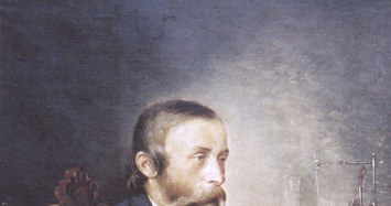 Portret Ignacego Łukasiewicza namalowany przez Andrzeja Grabowskiego w 1884 roku. /domena publiczna