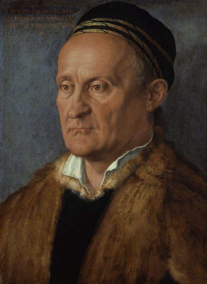 Portret Jakoba Muffela autorstwa Albrechta Dürera /Staatliche Museen zu Berlin, Gemäldegalerie / Jörg P. Anders Public Domain Mark 1.0 /