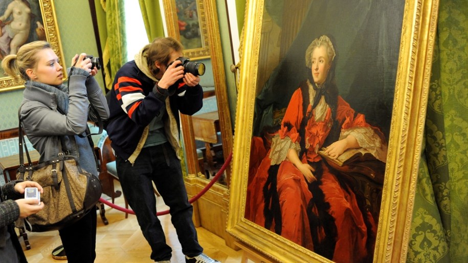 Portret Marii Leszczyńskiej, zwanej "matką królów", polskiej księżniczki, która została królową Francji /Grzegorz Hawałej  /PAP