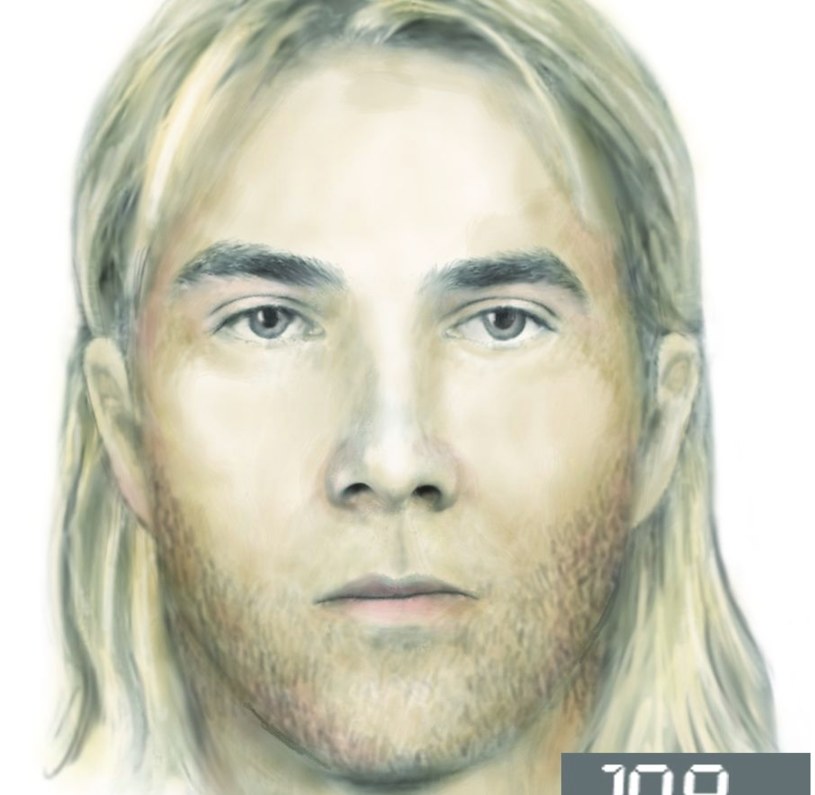 Portret pamięciowy mężczyzny /Policja
