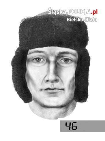 Portret pamięciowy mężczyzny /Policja