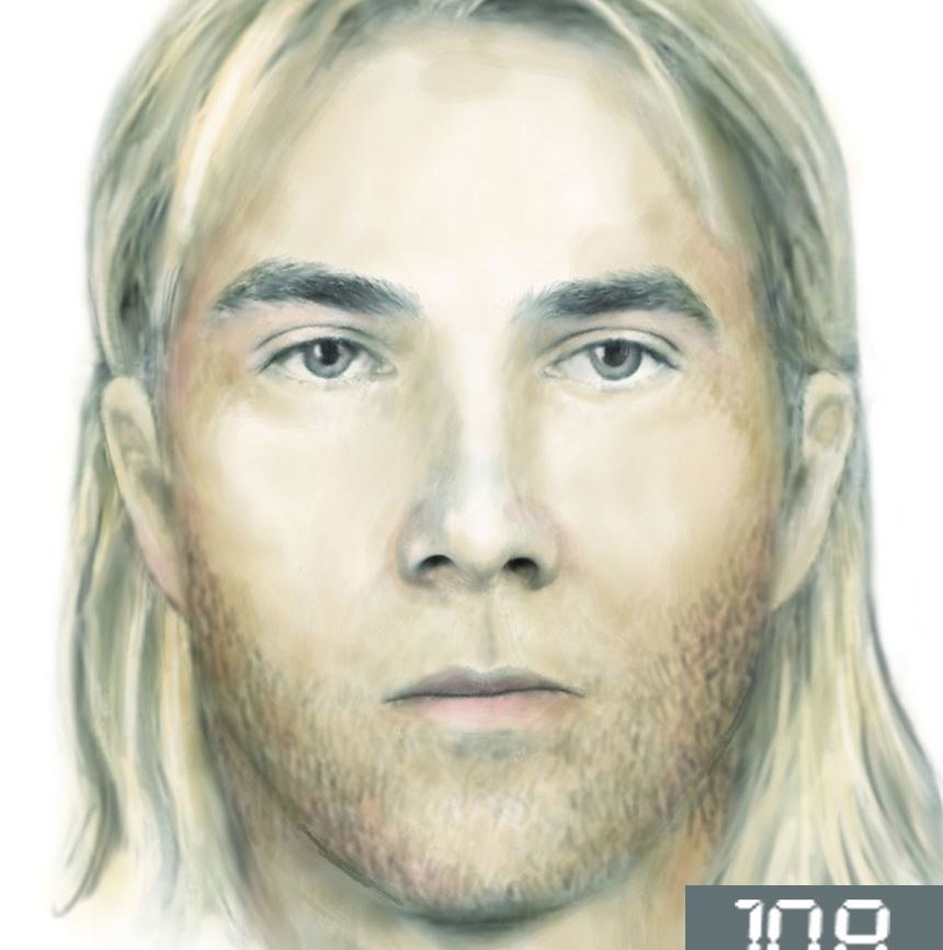 Portret pamięciowy poszukiwanego mężczyzny /Policja