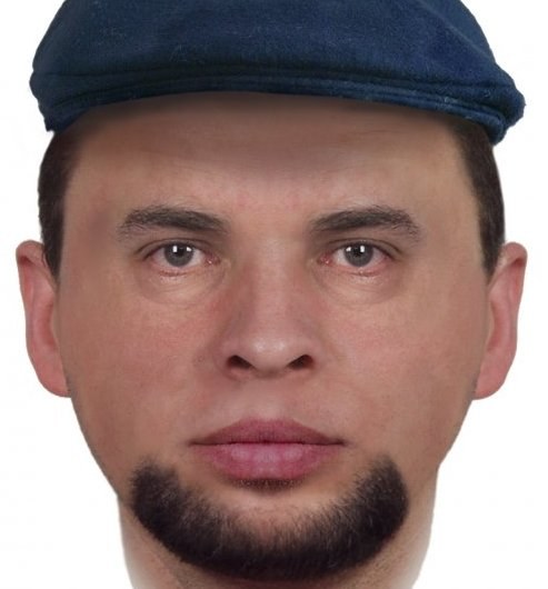 Portret pamięciowy poszukiwanego mężczyzny /Policja /