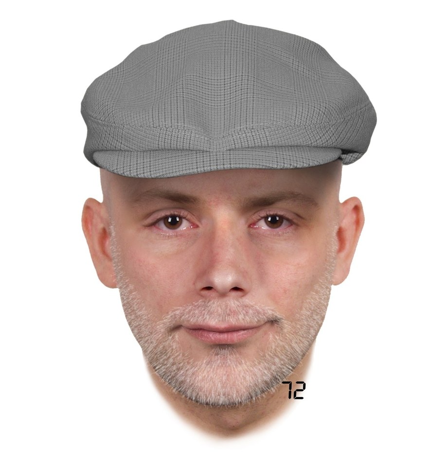 Portret pamięciowy poszukiwanego mężczyzny /KMP Wrocław /Policja