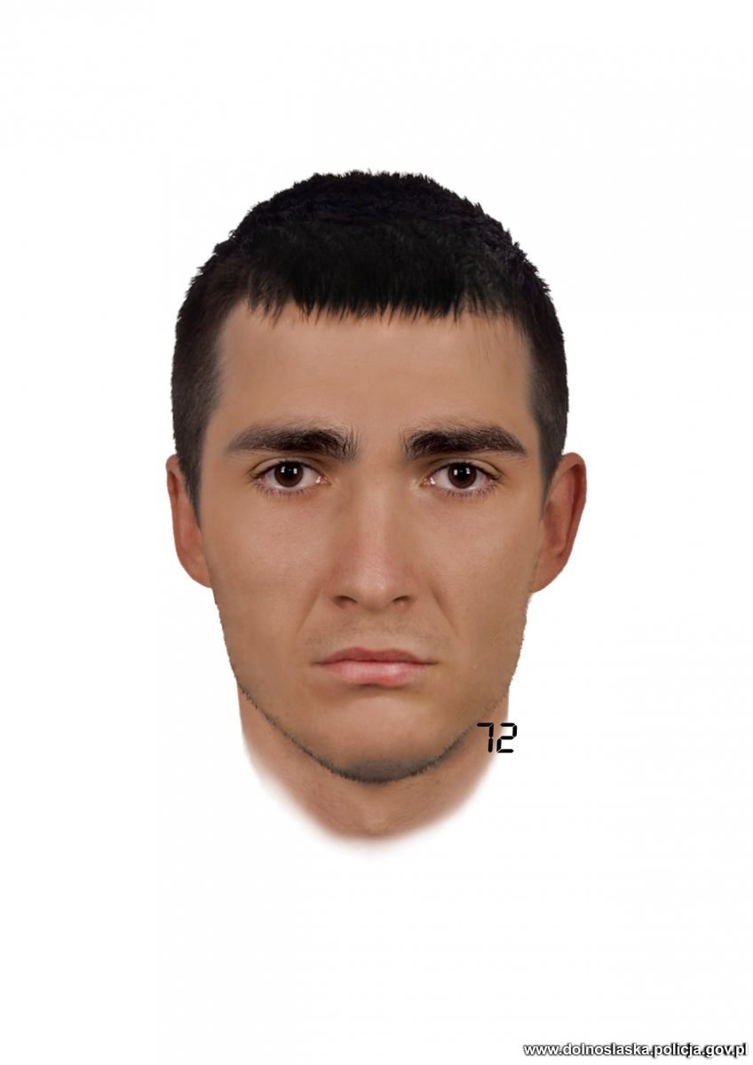 Portret pamięciowy sprawcy wypadku /Policja