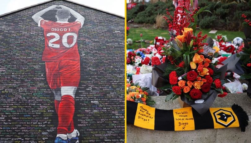 Portugalczyk Diogo Jota był piłkarzem Wolverhampton i FC Liverpool. Zginął w wypadku samochodowym /PAP/EPA/ADAM VAUGHAN /PAP