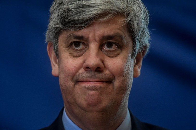 Portugalczyk Mario Centeno, ustępujący szef eurogrupy /AFP