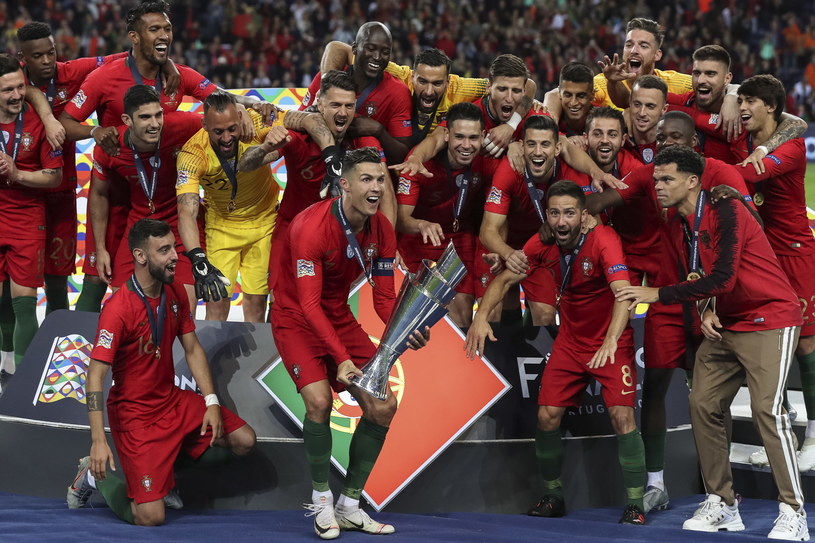 Portugalia została pierwszym triumfatorem Ligi Narodów /PAP/EPA