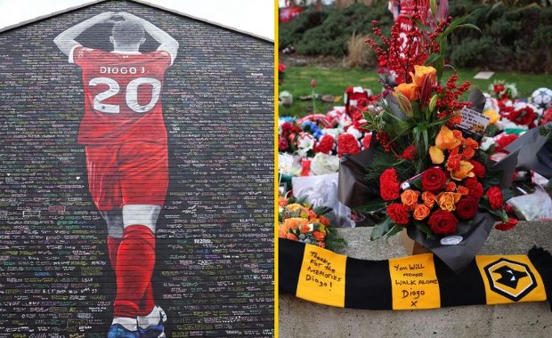 Poruszające sceny na Anfield Road. Wspólny hołd na cześć Diogo Joty