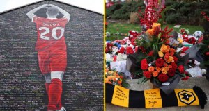 Poruszające sceny na Anfield Road. Wspólny hołd na cześć Diogo Joty