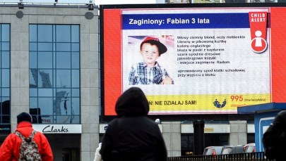 Porwanie Fabiana. Są zarzuty dla ojca dziecka i zaoczny areszt dla mężczyzny