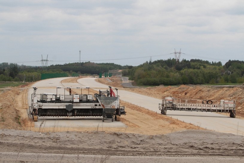 Porzucona budowa A1 koło Częstochowy /Tomasz Kudala /Reporter