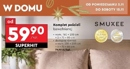 Pościel SMUKEE od 59,90 zł – rusza promocja w Biedronce! /Biedronka /INTERIA.PL