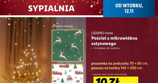 Pościel z mikrowłókna satynowego LIVARNO Home w Lidlu /Lidl /INTERIA.PL