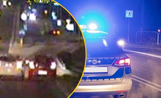 Pościg jak z filmu. Pod wpływem narkotyków staranował radiowóz [NAGRANIE]