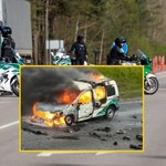 Pościg, strzelanina i wybuchy przy polskiej granicy. Zabójca z Rygi nie żyje