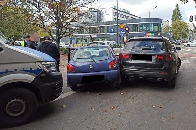 Pościg ulicami Łodzi /Łódzka policja /Policja