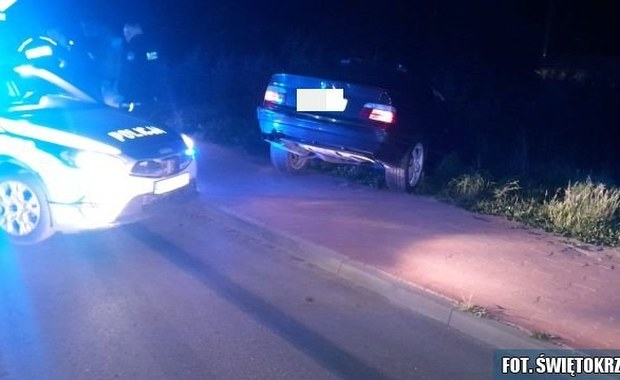 Pościg za kierowcą bmw. Mężczyzna pod wpływem narkotyków zderzył się z radiowozem 