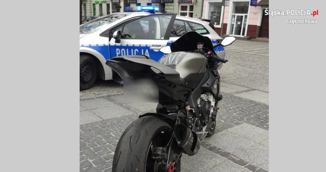 Pościg za motocyklistą /Policja