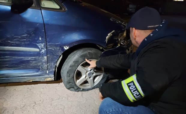 Pościg za pijanym kierowcą. Padły strzały