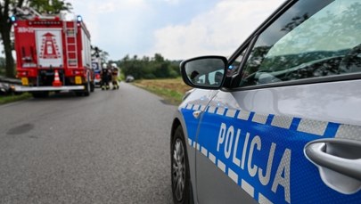Pościg zakończony uderzeniem w drzewo. Policjant trafił do szpitala, zatrzymano sprawcę