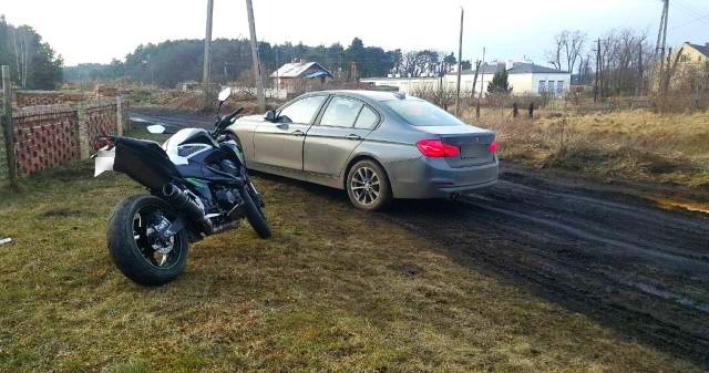 Pościg zakończył się zatrzymaniem motocyklisty /Policja