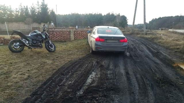 Pościg zakończył się zatrzymaniem motocyklisty /Policja