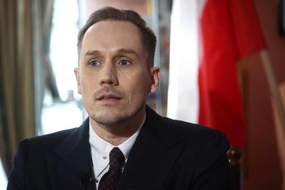 Poseł Konfederacji Konrad Berkowicz (zdjęcie poglądowe) /PAP/Łukasz Gągulski; wxcharts /PAP
