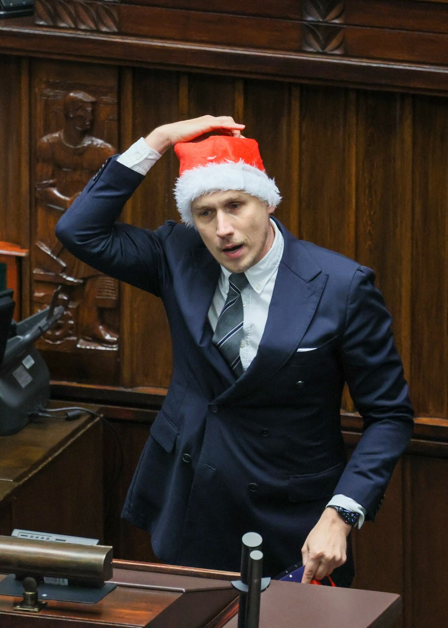 Poseł Konfederacji Konrad Berkowicz /	Wojciech Olkuśnik /East News