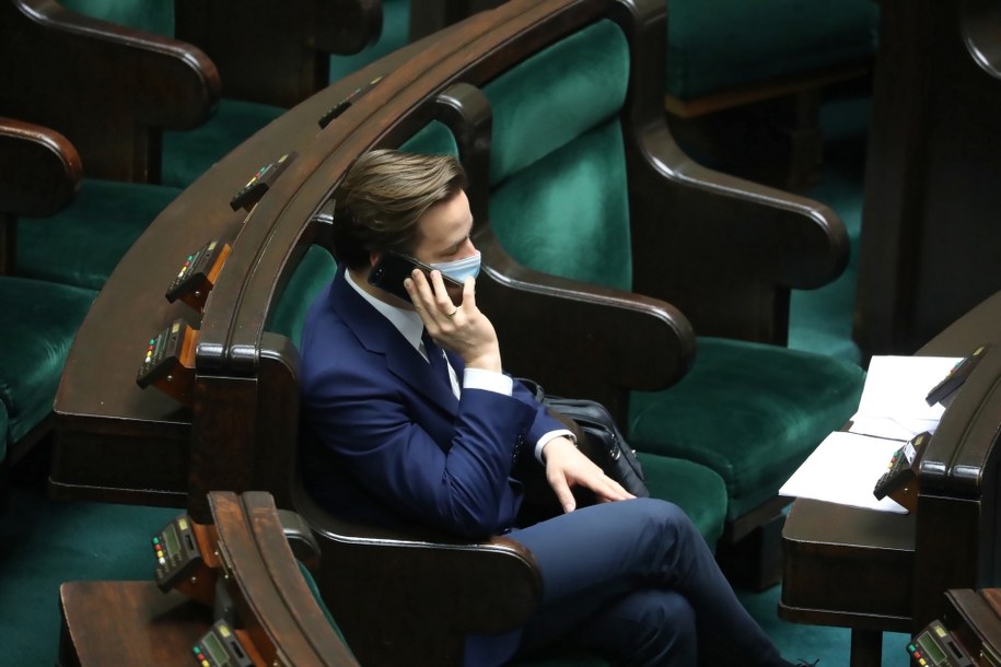 Poseł Konfederacji Krzysztof Bosak / 	Tomasz Gzell    /PAP