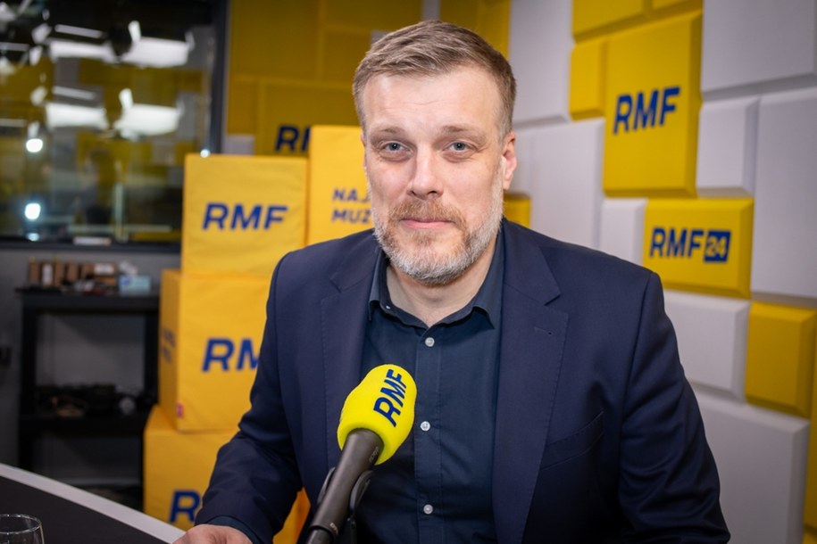 Poseł partii Razem Adrian Zandberg /Michał Dukaczewski /RMF FM