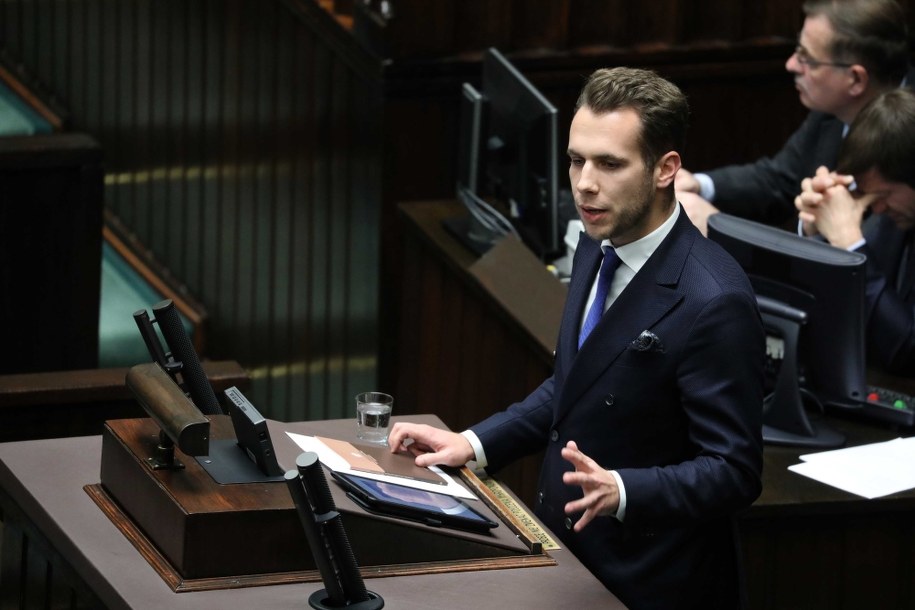 Poseł PiS Jan Kanthak podczas posiedzenia Sejmu / 	Tomasz Gzell    /PAP