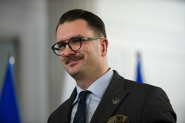 Poseł PiS Łukasz Mejza /Marcin Obara /PAP