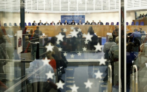 Posiedzenie Europejskiego Trybunału Praw Człowieka /Christophe Karaba /PAP/EPA