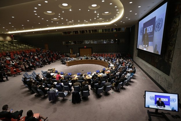 Posiedzenie Rady Bezpieczeństwa ONZ ws. Ukrainy /Peter Foley /PAP/EPA