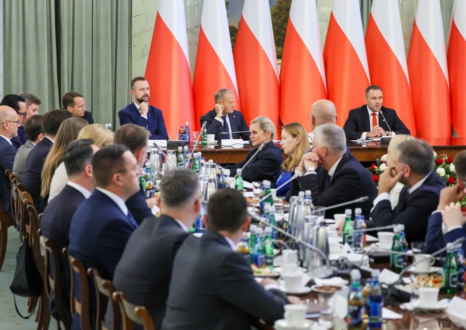 Posiedzenie Rady Gabinetowej w Pałacu Prezydenckim w Warszawie. /	Wojciech Olkuśnik /East News