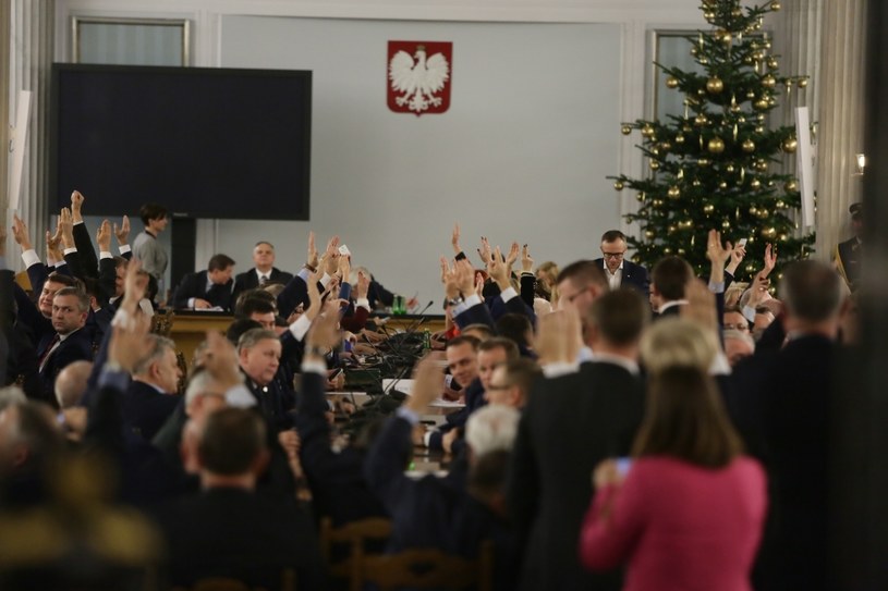 Posiedzenie Sejmu w Sali Kolumnowej /Tomasz Gzell /PAP