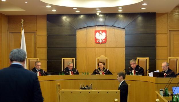 Posiedzenie Trybunału Konstytucyjnego, Fot. Radek Pietruszka /PAP