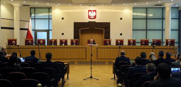 Posiedzenie Trybunału Konstytucyjnego w sprawie SKOK-ów /PAP