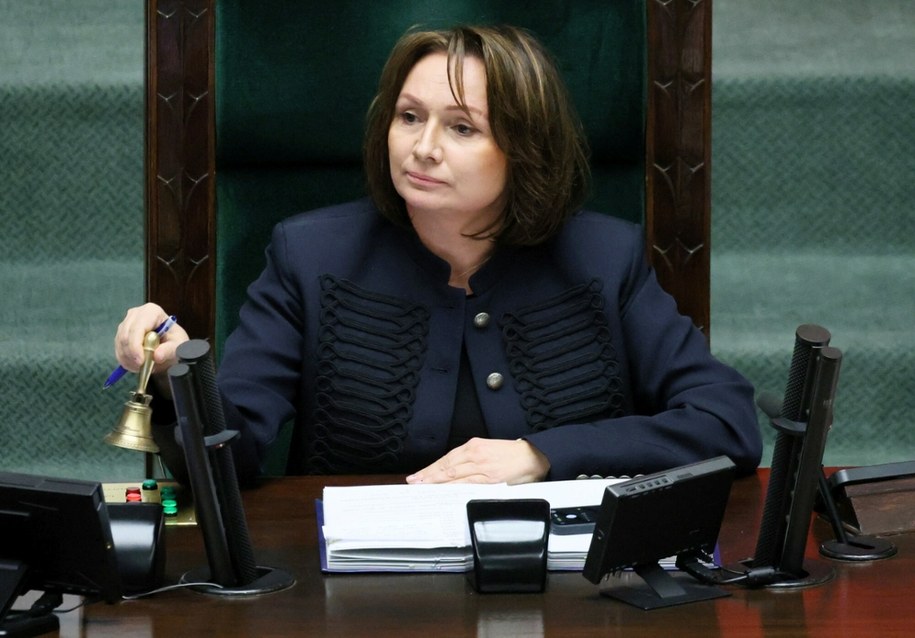 Posłanka KO i wicemarszałek Sejmu Monika Wielichowska zapowiada protest po wyborach wewnętrznych w partii /	Wojciech Olkuśnik /East News