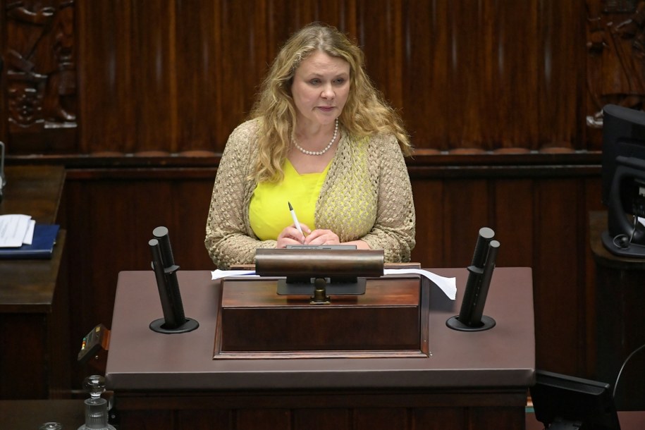 Posłanka KO Katarzyna Piekarska /Marcin Obara /PAP
