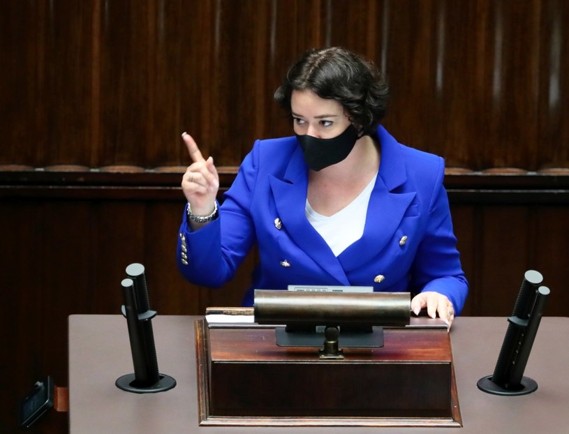Posłanka Lewicy Anna Maria Żukowska /Piotr Molecki /East News