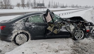 Poślizg podczas wyprzedzania. To mogło zakończyć się tragicznie