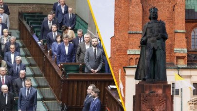 Posłowie i senatorowie w Gnieźnie. Obchody 1000-lecia koronacji Chrobrego