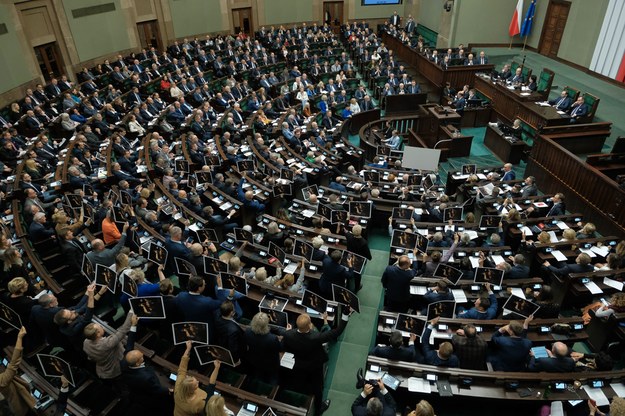 Posłowie na sali obrad 65. posiedzenia Sejmu /Mateusz Marek /PAP