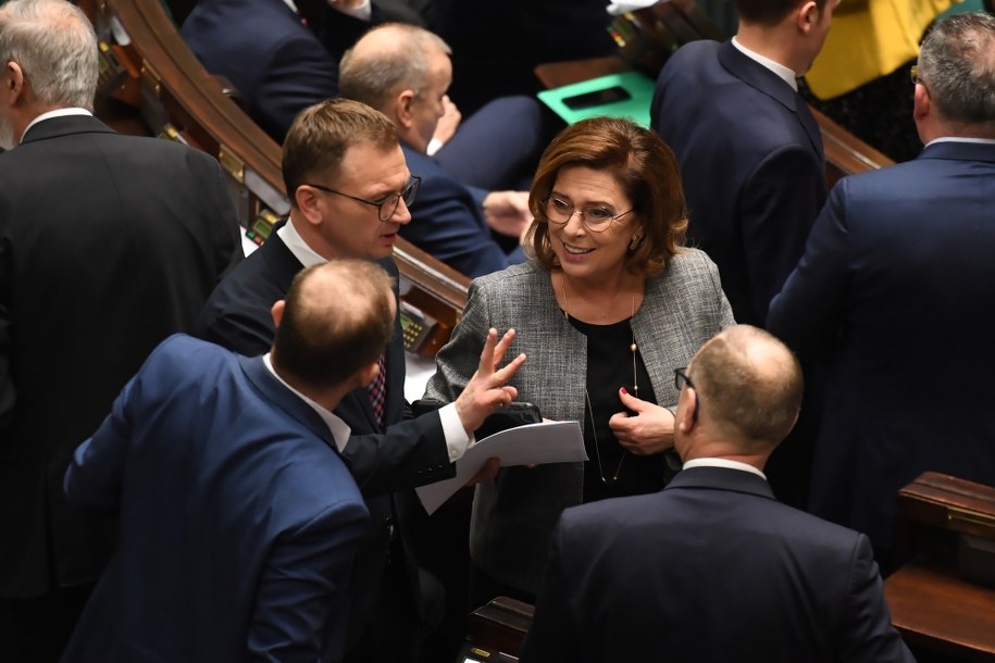 Posłowie opozycji w Sejmie /Piotr Nowak /PAP